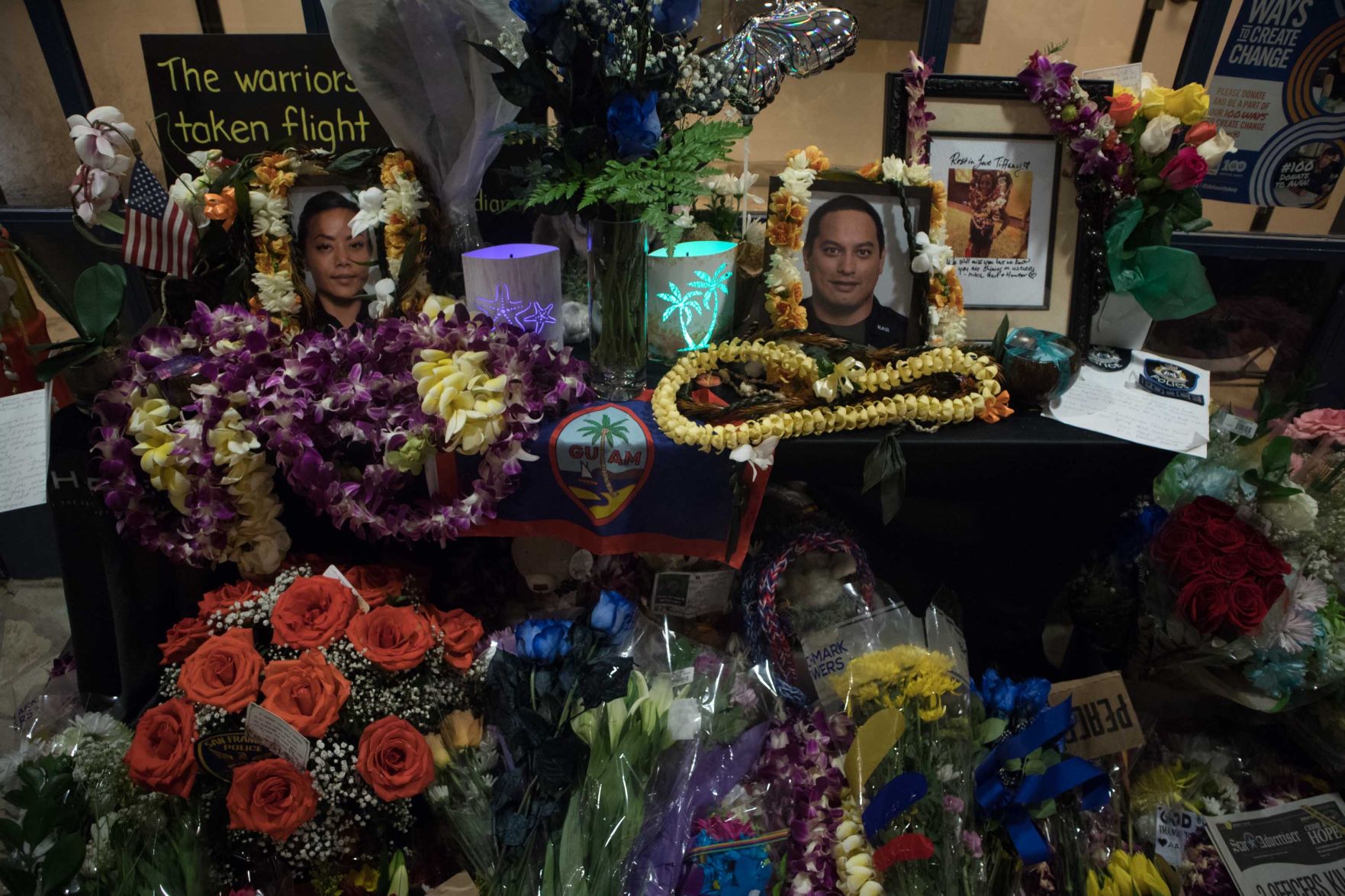Memorial for officers in Diamond Head shooting tragedy